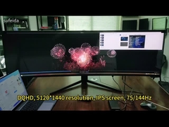 49 Inch 5K 75hz LCD LED Curved Monitor PC Komputer Gaming Monitor