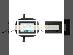 7 Inch Ultra LCD Digital Photo Frame Dengan Video Loop Resolusi Tinggi