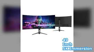 Monitor Gaming Melengkung 5K 49 Inci