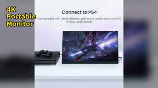 Monitor Portabel 4K 17,3 Inci untuk Bermain Game & Bekerja
