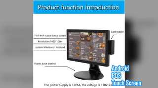 Layar Sentuh Mesin Kasir POS Android 15,6 Inci