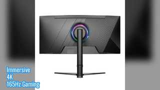 Monitor Gaming Melengkung 34 Inci 4K 165Hz