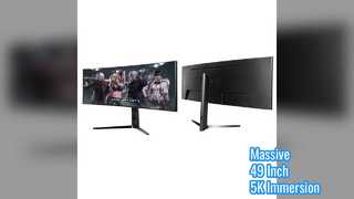 Monitor Gaming Melengkung 49 Inci 5K 75Hz