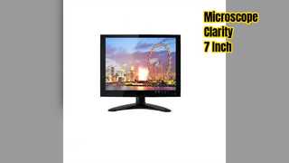 Tampilan Mikroskop BNC Monitor LED 7 Inci