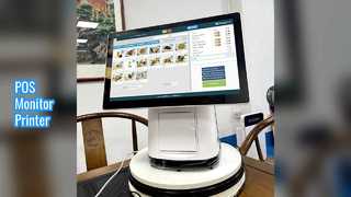 15.6 Monitor POS Layar Sentuh Dengan Printer