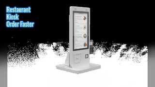 Kios Layanan Mandiri Restoran Layar Sentuh 21,5 Inci
