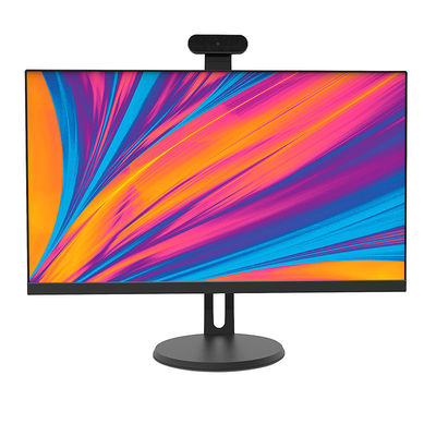 24 Inch All In One Komputer Monitor Kantor Aio Desktop PC Komersial Dan Rumah Frameless Lifting Base