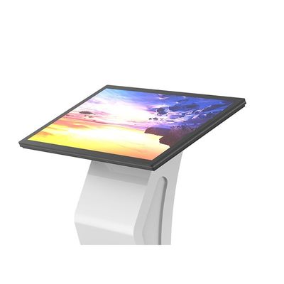 Stand Lantai Layar Sentuh LCD Digital Signage Display Totem Wayfinding 32 43 49 50 Inch