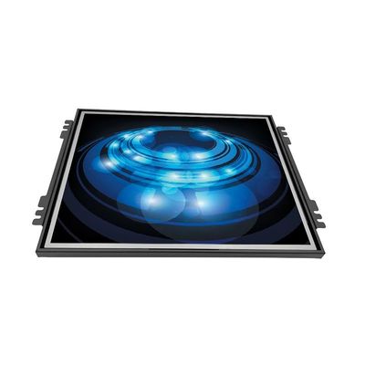 43 HD Sentuh 17 19 Inch Open Frame Monitor Industri Metal Case LCD IPS