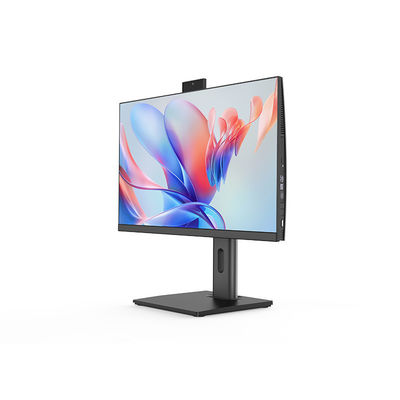 Custom 27 Inch All In One Desktop Computer DVD Pengakuan sidik jari Kantor All-In-One PC