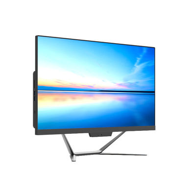 Custom Windows Hitam 21,5 Inch All In One Komputer Desktop LED Monitor All In One PC
