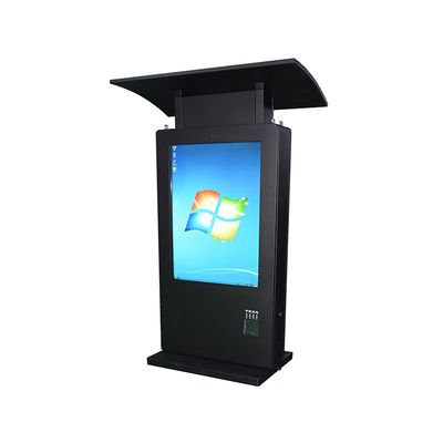 Kualitas Tinggi Hot-Sell Lantai Berdiri 65 Inci Waterproof Lcd Panel Kiosk IP65 Outdoor Iklan Digital Tampilan Layar