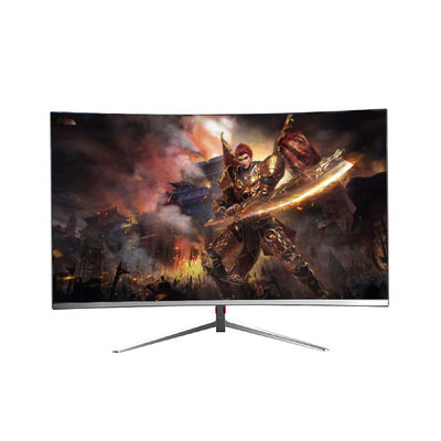 White Desktop Gaming LED Monitor 27 Inch Curved Monitor 165hz 1920 X 1080