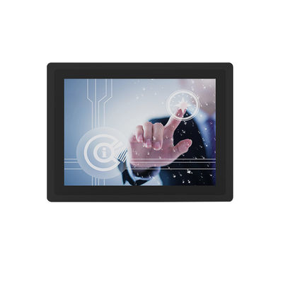 Open Frame Industrial Touch Screen Monitor Besi Shell Tembok Dipasang IP65 layar sentuh