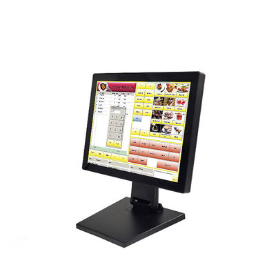 17 Inch 1280*1024 Capacitive Touch Screen Monitor Dengan Stand High Resolution Touch Screen Display