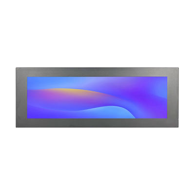 14.9 Inch Ultra Strip Wide Stretched Bar Monitor Komersial Layar Digital Signage Layar LCD Iklan